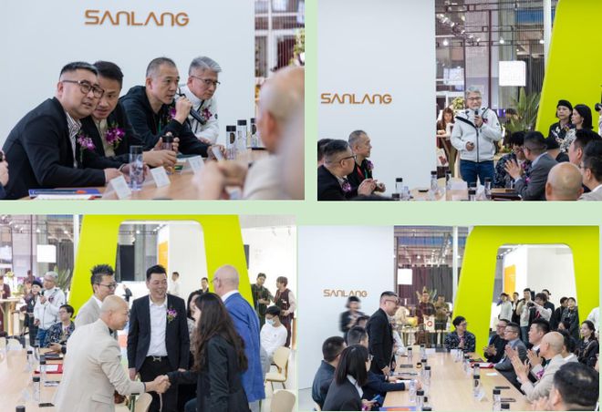 餐桌椅闪耀广州家博会创新设计摘双奖！CQ9电子平台入口三朗FINN系列(图2)