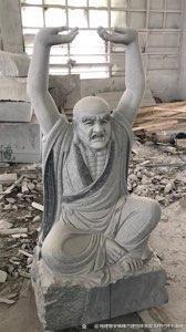 汉在民居中的搭配方法CQ9电子石雕十八罗(图5)