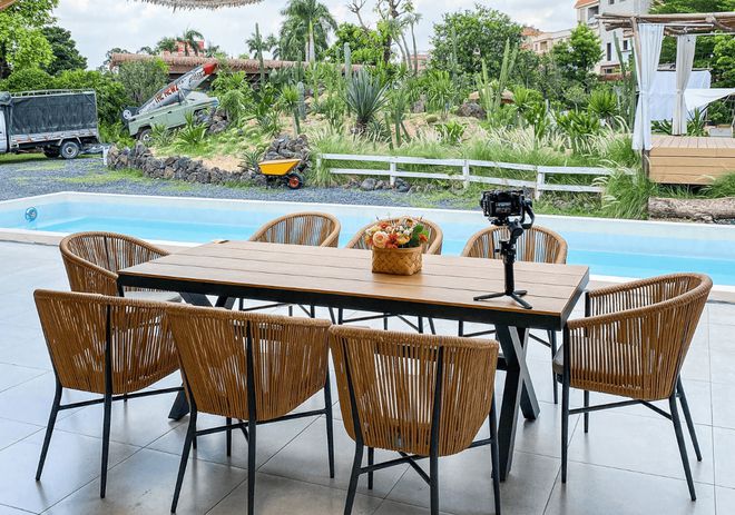 么需要搭配好休闲户外家具CQ9电子庭院露台为什(图1)