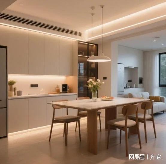 家的现代简约餐厅温馨到犯规！CQ9电子中国网站哇塞 这(图1)